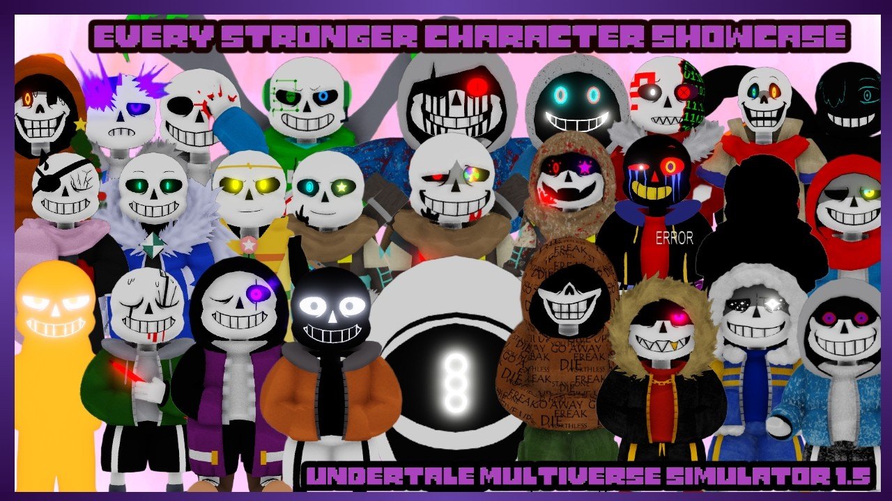 Hooded event character promo for Undertale Multiverse Simulator 1.5